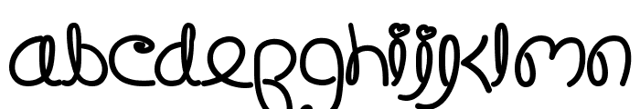 Crushed Out Girl Sharpie Font LOWERCASE