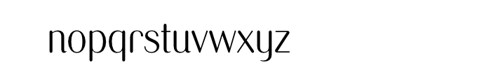 Cruz Cantera Light OT Font LOWERCASE