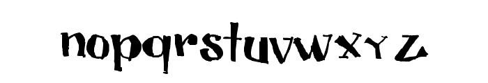 CUBICULOGALLERY SERIF Font LOWERCASE