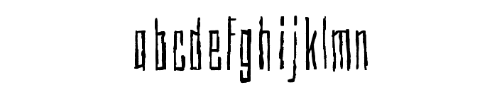 Cubebroken Font LOWERCASE