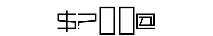 Cubos Font OTHER CHARS