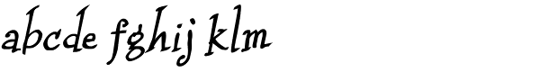 Cuento Serif Bold Italic Font LOWERCASE