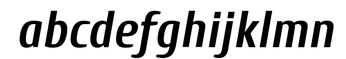 Cuprum Bold Italic Font LOWERCASE