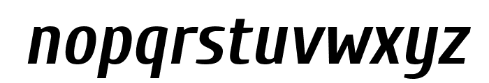 Cuprum Bold Italic Font LOWERCASE