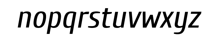 Cuprum Italic Font LOWERCASE