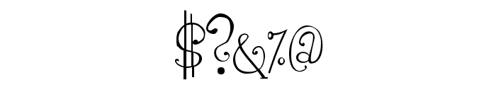 Curly Cue Font OTHER CHARS