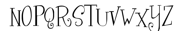 Curly Cue Font UPPERCASE