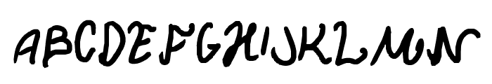 Curly Wurly Font UPPERCASE