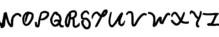 Curly Wurly Font UPPERCASE