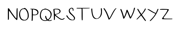 CurlyGirl Medium Font UPPERCASE