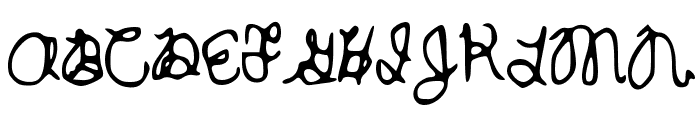 Curlytint_Font Font UPPERCASE