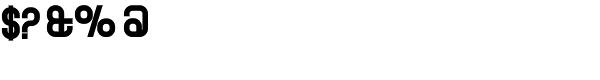 Curvature Black Font OTHER CHARS