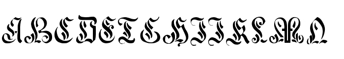 Curved-Manuscript--17th-c- Font LOWERCASE