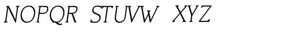 CushingTwo Sm Caps Italic Font UPPERCASE