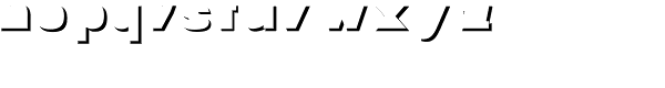 Cutdown Maurice Shadow Font LOWERCASE