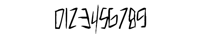 Cutthroat Clawmarks Font OTHER CHARS