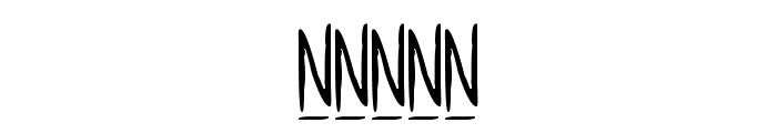 Cutthroat Clawmarks Font OTHER CHARS