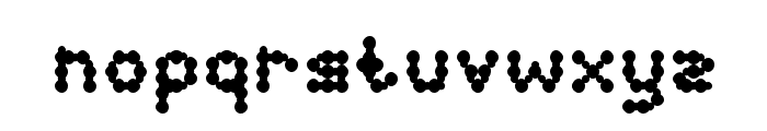 curly lava bubble Bold Font LOWERCASE