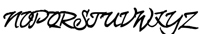 curlyJoe Font UPPERCASE
