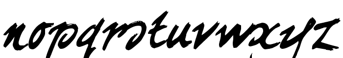 curlyJoe Font LOWERCASE