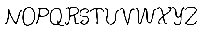 curlywurly Font UPPERCASE