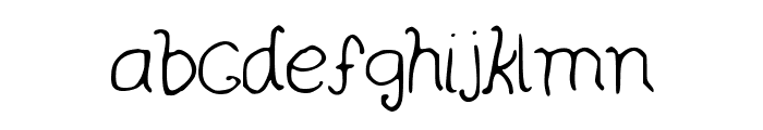 curlywurly Font LOWERCASE
