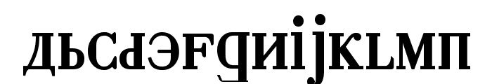 Cyberia Bold Font LOWERCASE