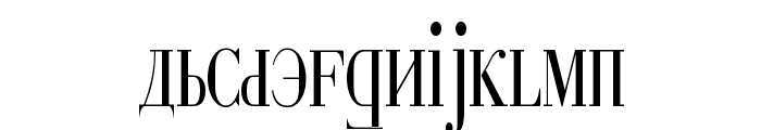 Cyberia Condensed Font LOWERCASE