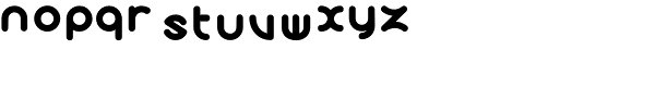 Cyclo Black Font LOWERCASE