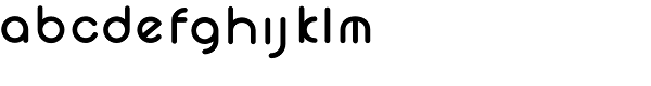 Cyclo Bold Font LOWERCASE