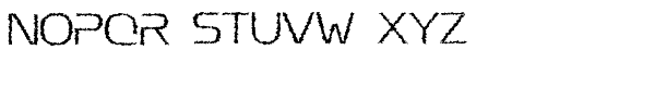 Cygnus Rusty Font UPPERCASE