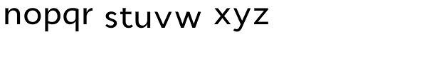 Cyntho Pro Medium Font LOWERCASE