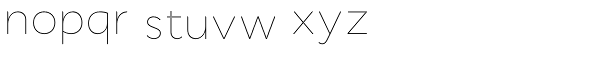 Cyntho Pro Thin Font LOWERCASE