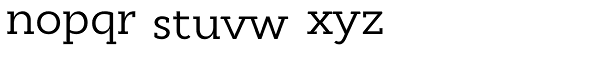 Cyntho Slab Pro Regular Font LOWERCASE