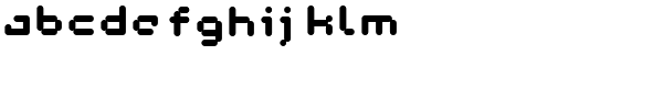 Cypher 5 Bold Font LOWERCASE