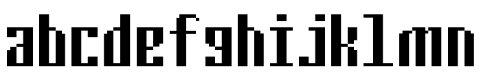 Cyrillic Pixel-7 Font LOWERCASE