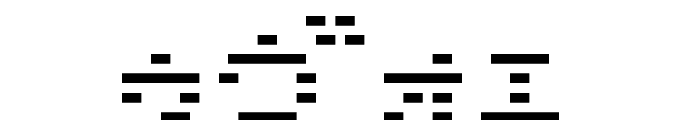 D3 DigiBitMapism Katakana Thin Font OTHER CHARS