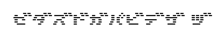 D3 DigiBitMapism Katakana Font UPPERCASE