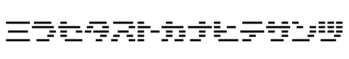 D3 DigiBitMapism Katakana Font LOWERCASE