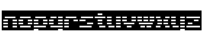 D3 DigiBitMapism type C Font LOWERCASE