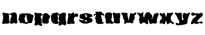 D3 Ghostism-Regular Font LOWERCASE