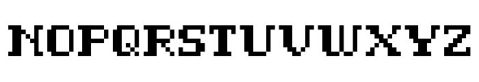 D3 LiteBitMapism Bold-Selif Font UPPERCASE