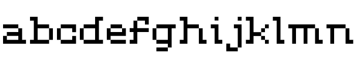 D3 LiteBitMapism Selif Font LOWERCASE