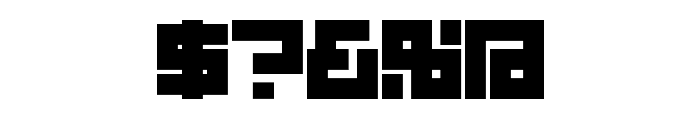 D3 Mouldism Alphabet Font OTHER CHARS
