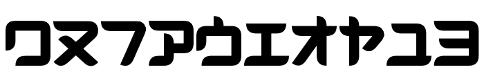 D3 Radicalism Katakana Font OTHER CHARS