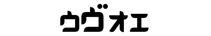 D3 Radicalism Katakana Font OTHER CHARS