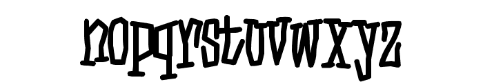D3 Skullism Alphabet Bold Font LOWERCASE