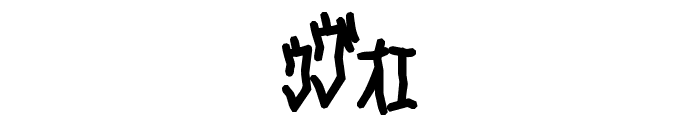 D3 Skullism Katakana Bold Font OTHER CHARS