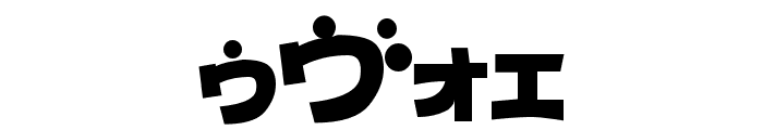 D3 Toyism Katakana Font OTHER CHARS