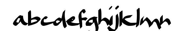 Dael Calligraphy Font LOWERCASE